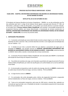 edital de abertura nº 1/2015
