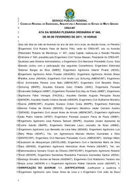Aos doze dias do m&ecirc;s de fevereiro do ano de dois mil e oito, &agrave;s