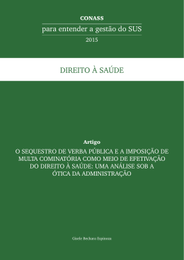 DIREITO &Agrave; SA&Uacute;DE