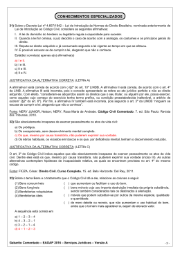 Servi&ccedil;os Jur&iacute;dicos - Concursos Militares