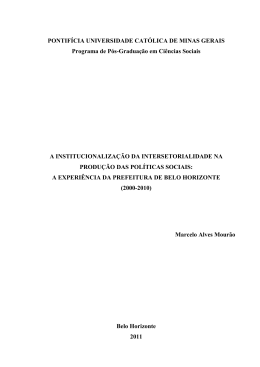 disserta&ccedil;&atilde;o final - Pontificia Universidade Catolica de Minas Gerais