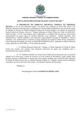 Edital com o Resultado Final - Divin&oacute;polis/MG