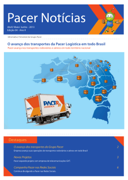 Pacer Not&iacute;cias - Pacer Log&iacute;stica