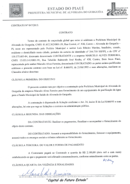 PREFEITURA MUNICIPAL DE ALVORADA DO GURGUÉIA