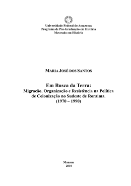 Dissertação - Maria Jose - TEDE