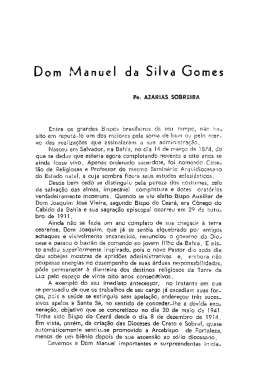 Dom Manuel da Silva Gomes