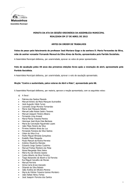 Nº 19 de 27-04-2015 - Câmara Municipal de Matosinhos
