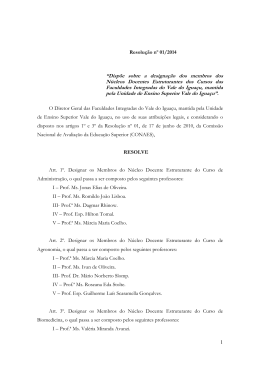 Resolu&ccedil;&atilde;o 01-2014 - NDE todos os cursos
