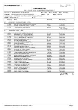 locais de aplica&ccedil;&atilde;o -padre marcos