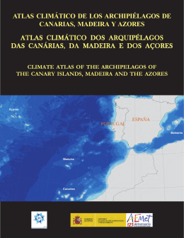 atlas climático de los archipiélagos de canarias, madeira y azores