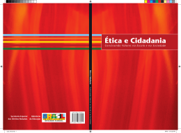 &Eacute;tica e Cidadania - Minist&eacute;rio da Educa&ccedil;&atilde;o
