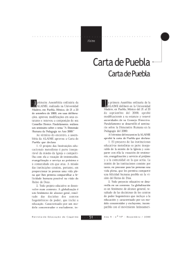 Carta de Puebla