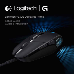 Logitech® G302 Daedalus Prime Setup Guide Guide d`installation