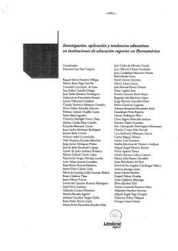 Investigaci&oacute;n, aplicaci&oacute;n y tendencias educativas en instituciones