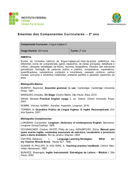 2&ordm; Ano - IFPR &ndash; Campus Foz do Igua&ccedil;u