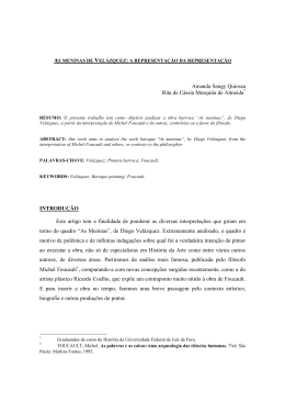 A representa&ccedil;&atilde;o da representa&ccedil;&atilde;o - Universidade Federal de Juiz