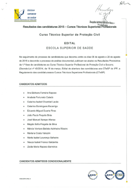 Resultados Provis&oacute;rios