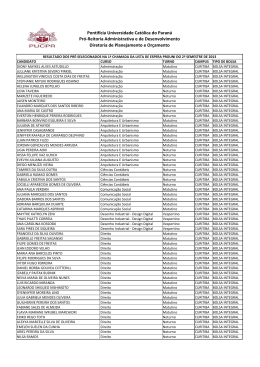 PR&Eacute;-SELECIONADOS MODELO PUBLICA&Ccedil;&Atilde;O