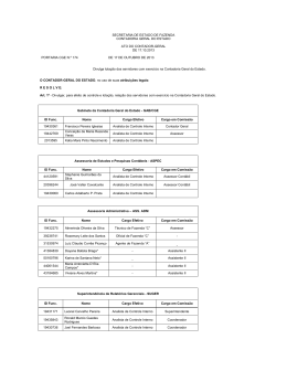 secretaria de estado de fazenda contadoria geral do estado ato do