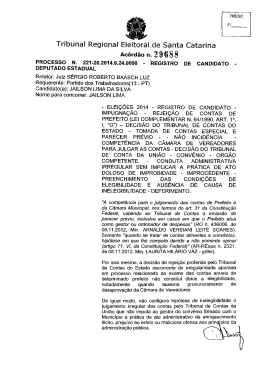 29.688 - Tribunal Regional Eleitoral de Santa Catarina