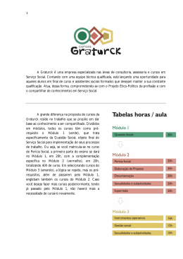 1 A Graturck &eacute; uma empresa especializada nas &aacute;reas de consultoria