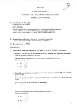 Formul&aacute;rio de Ades&atilde;o (primeira vers&atilde;o)