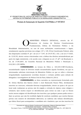 promotoria de justiça de direitos constitucionais e