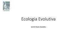 Ecologia Evolutiva