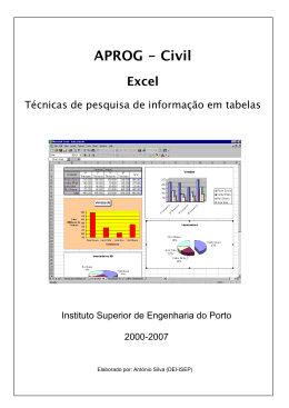 APROG Civil - Funcoes de Pesquisa em Excel v1