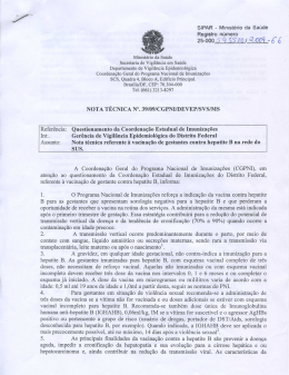 SIPAR - Minist&eacute;rio da Sa&uacute;de Registro n&uacute;mero