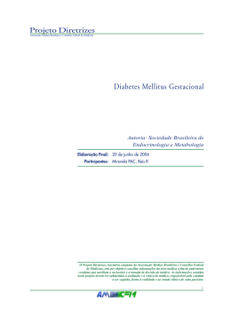 Diabetes Mellitus Gestacional