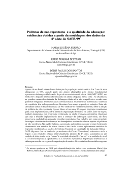 Pol&iacute;ticas de n&atilde;o-repet&ecirc;ncia e a qualidade da educa&ccedil;&atilde;o: evid&ecirc;ncias