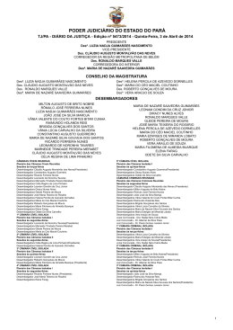poder judiciário do estado do pará - dje