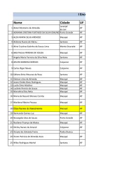 I Encontro Interestadual de Educadores