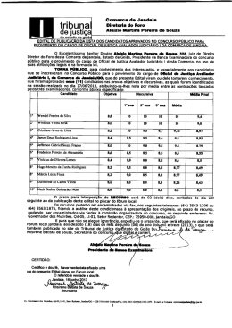comarca do Jandaia Diretoria do Foro Alu&iacute;zio Martins Pereira do