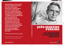 jo&atilde;o martins pereira as voltas que o capitalismo (n&atilde;o) deu