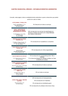 estabelecimentos aderentes - C&acirc;mara Municipal do Cartaxo