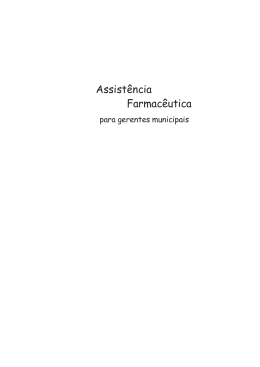 MARIN, N. et al. Assist&ecirc;ncia Farmac&ecirc;utica para gerentes municipais