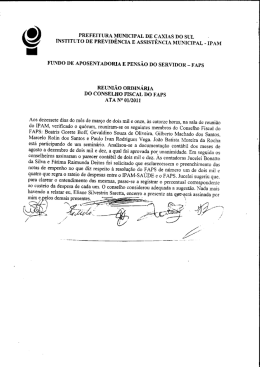 PREFEITURA inUNICIPAL DE CAXIAS DO sUL . INSTITUTO