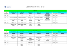 Horário Licenciatura em Física 2012.1 (corrigido)