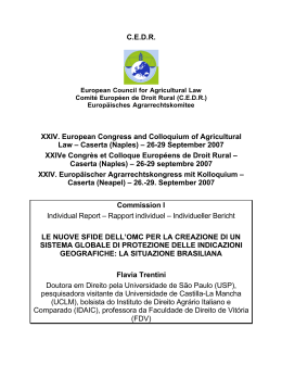Caserta (Naples) &ndash; 26-29 September 2007 XXIVe Congr&egrave;s