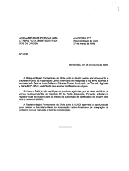 Representação do Chile
