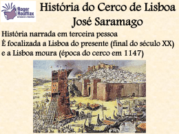 A História do Cerco de Lisboa
