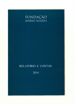 2014 - Funda&ccedil;&atilde;o M&aacute;rio Soares