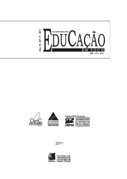 Revista Educa&ccedil;&atilde;o em Foco - Intranet