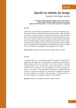 Epoch&eacute; no m&eacute;todo de Design