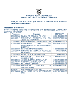 167 NTI licenciamentoindeferido - Sema