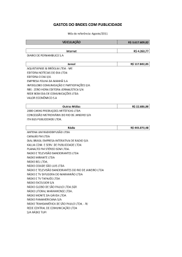 Agosto - BNDES