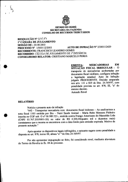 18 C&Acirc;MARA DE JULGAMENTO SESS&Atilde;O DE: 20.08.2003