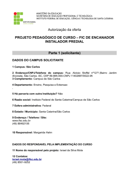 FIC Encanador e Instalador Predial